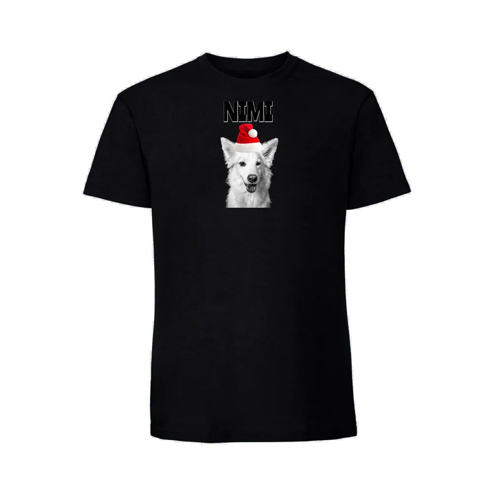 Tonttulakki T-paita Omalla Kuvalla 🐶🤶🎄